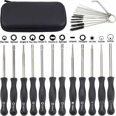 Tournevis reglage carburateur Lot de 12 outils de réglage carburateur avec scredrivers acircle pour petit moteur 2 temps pour Husqvarna pour tronçonneuse tronconneuse husqvarna (1/5)