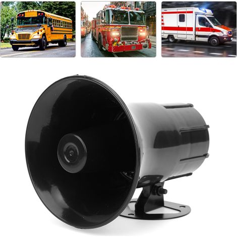 Avertisseur Sonore Universel Auto 3 Tons Sirène 115dB 50W Klaxon Électronique Mégaphone Haut-Parleur Voiture Alarme (1/5)
