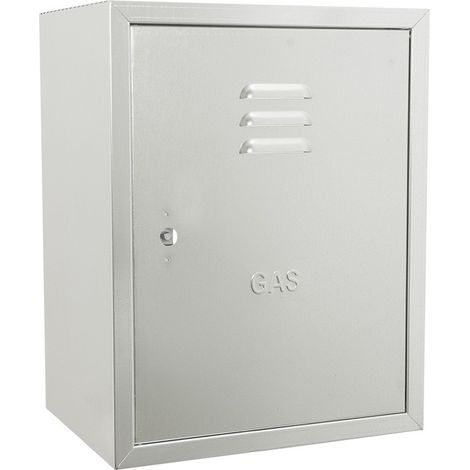 Cassetta contenitore sportello per contatore gas 45x35 cm metanodotto zincato (1/3)