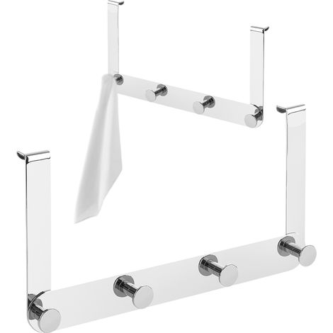 APPENDIABITI PER BOX DOCCIA, gancio portasciugamani quadruplo, acciaio, cromato (1/3)