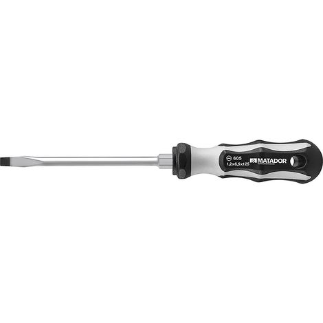 Schraubendreher, 2K, 6-kt., Schlitz, 6,5x125 m (1/4)