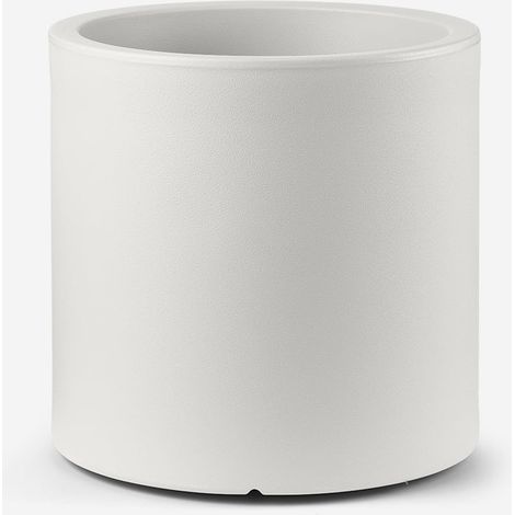 Vaso design cilindrico per piante Loto cilindro 55 - Bianco (1/3)