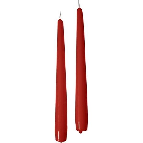 Cereria Di Giorgio Candele Coniche D 2,2 Cm H 30 Cm 12 Pz Rosso