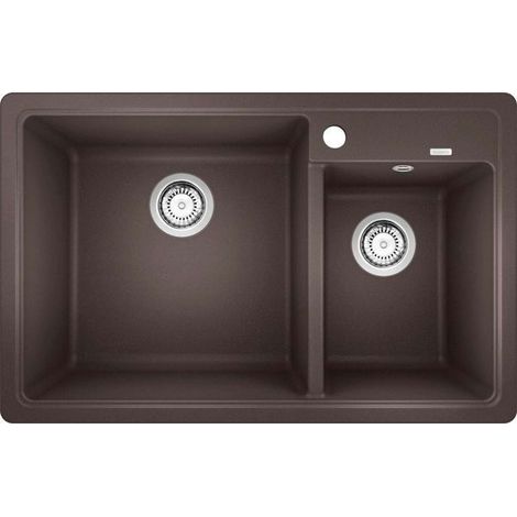 Blanco Legra 8 - Lavello in silgranit, 78x50 cm, color caffé 526229