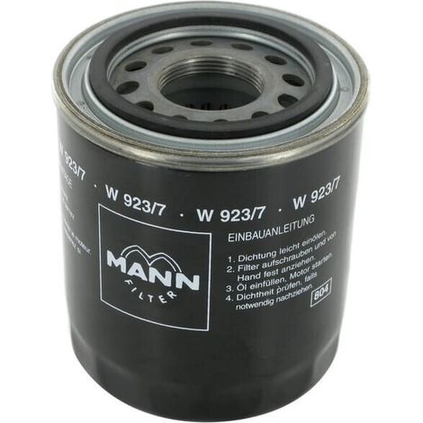 Filtre à huile type vissé Mann Filter W923/7 (1/2)