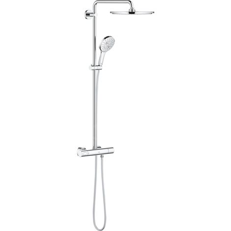 Grohe Rainshower SmartActive - Colonne de douche 310 avec mitigeur thermostatique, 9,5 l/min, 3 jets, chrome 27968001 (1/5)