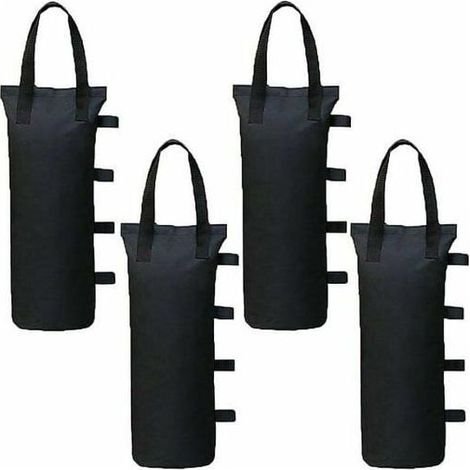 lot de 4 sac de lestage, tissu oxford 600d, coutures doubles, capacité 10 kg, pour tonnelle et parasol (1/4)