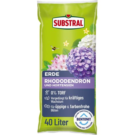SUBSTRAL® Rhododendron- und Hortensienerde torffrei - 40 Liter (1/5)