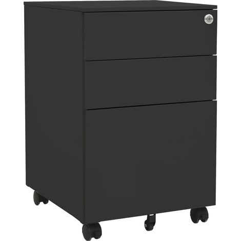 vidaXL Schedario Mobile Antracite 39x45x60 cm in Acciaio (1/5)