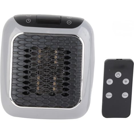 Radiateur électrique portable compact sur table pour bureau maison hiver chauffage ventilateur (1/5)