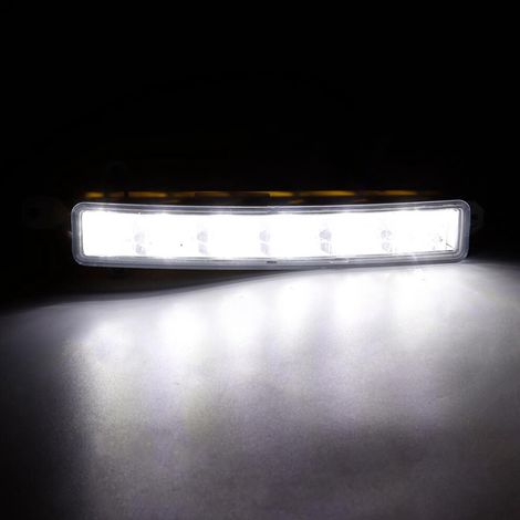 2X Voiture 6 LED 6000K Feux Diurnes DRL Effacer 9677409380 9677409380 pour C1 2006-2017 C3 2015-2019 (1/2)