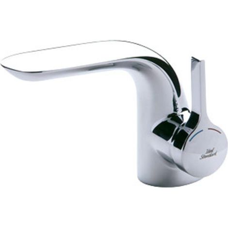 Ideal Standard Grifería de lavabo Melange, con vaciador, latiguillos flexibles, proy. 136mm, Cromo, A4260AA