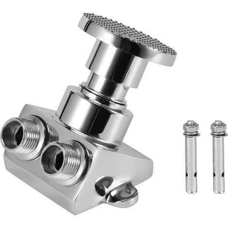 Valvola a Pedale Ottone Massiccio G1/2 – Design Elegante e Resistente fino a 8 MPa – Ideale per Cucina Professionale, Ospedali e Industria