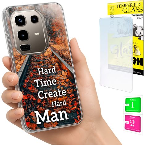 Funda para Infinix Note 50 Pro 4G con foto, cubierta trasera y cristal 9H. (1/5)