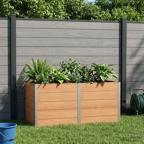 Teenpull – Hochbeet Braun 200 x 100 x 91 cm (1/5)