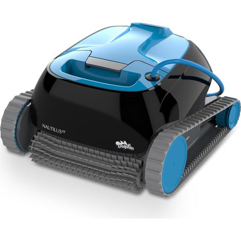 1 robot aspirateur piscine, nettoyage fond et parois, brosse active, cycle 120 min, pour piscine hors-sol jusqu'à 10 m (1/5)
