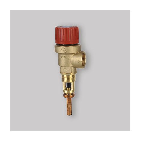 Soupape de sécurité double température et pression 3/4" - 6 Bar