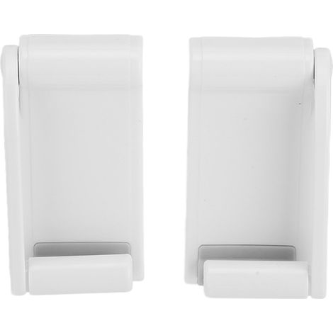 2 supports magnétiques réglables pour serviettes en papier, fixation murale, porte-rouleau pour cuisine, salon et réfrigérateur (1/5)
