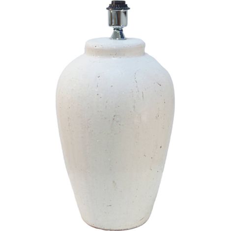 Light & Living - tischlampe - Vesuvius - beige - keramik -