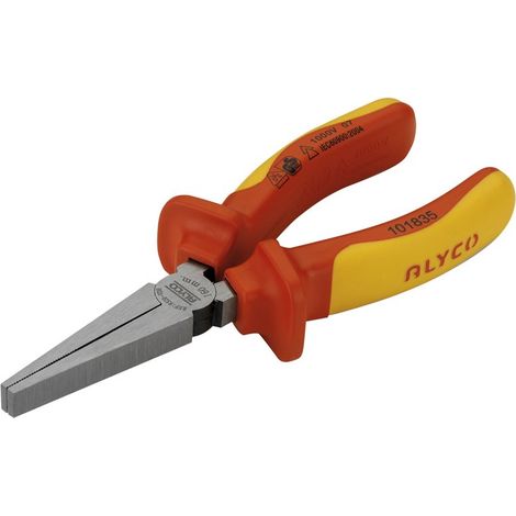 ALICATE BOCA PLANA AISLADO 160 MM