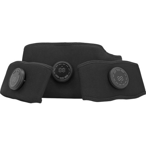 Ceinture d'exercice abdominale simulant des microcourants biologiques - Ceinture de stimulation abdominale portable pour une utilisation à domicile - Brûle-calories (1/5)