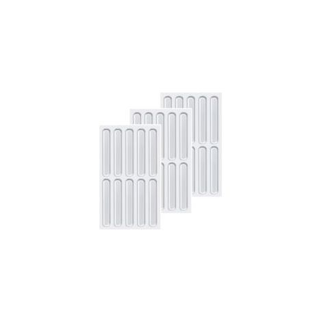 30 patins de protection transparents, butoirs en caoutchouc, tapis de meubles, tapis antibruit pour portes de placards, cuisine, salle de bain, bureau - Crezuo (1/4)