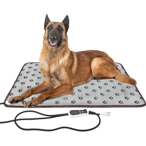 Tapis chauffant pour animaux - résistant aux morsures et imperméable - convient aux chiens et aux chats. 1 pièce, 50 × 70 cm (1/5)