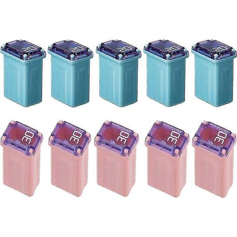 Fusibles maxi à fusion lente 20A/30A FMM MCASE (10 pièces) - Kit de mini-fusibles pour camions et remorques RAM (1/4)
