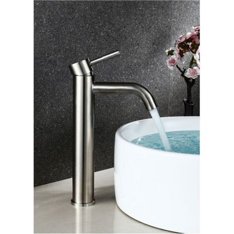 Robinet lavabo mitigeur - - - Laiton chromé - Économie d'eau 30% - Vanne céramique (1/2)