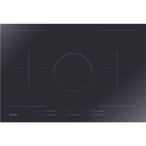 Candy Comfort CIFS85MCTT/1. Colore del prodotto: Nero, Posizionamento dell'apparecchio: Da incasso, Dimensione della larghezza del piano cottura: 77 cm. Tipo di controllo: Touch, Posi... - CIFS85MCTT1 (1/7)