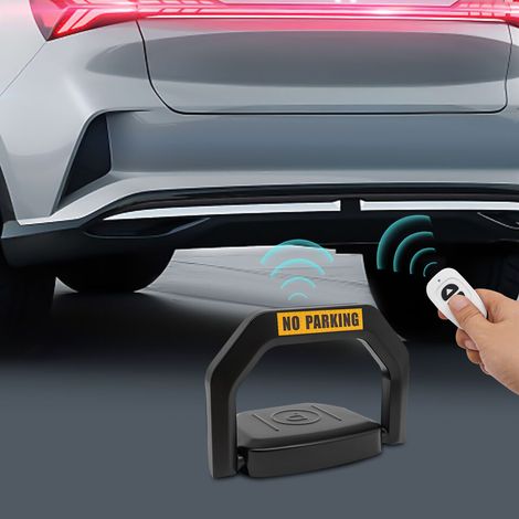 Loquet de stationnement automatique Barrière de parking+Télécommande Etanche (1/5)