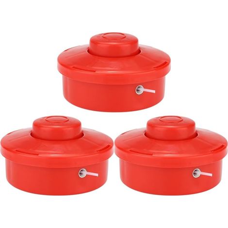 Lot de 3 têtes de tondeuse universelles de rechange, boîte de vitesses, jeu de fil et accessoires pour tondeuse