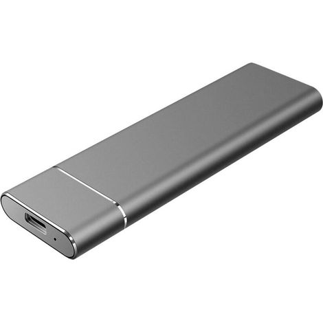 SSD esterno portatile ad alta capacità per computer desktop e portatili (2 TB, nero) (1/5)