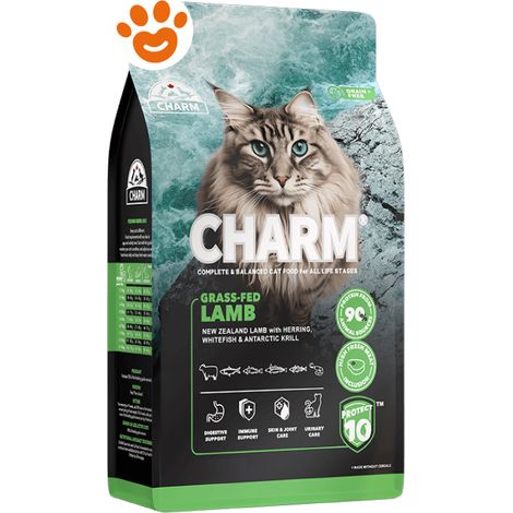 Charm Cat Grass Fed Lamb - Agnello Allevato con Erba - Sacco 5,4 Kg -