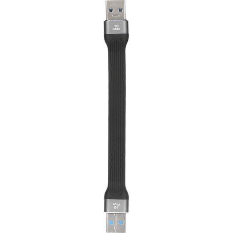 Câble USB Souple Haute Vitesse 10Gbps Résistant à la Tension pour Ordinateur Portable Mâle à Mâle (1/5)