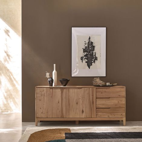 Buffet en acacia massif 170 cm (1/5)