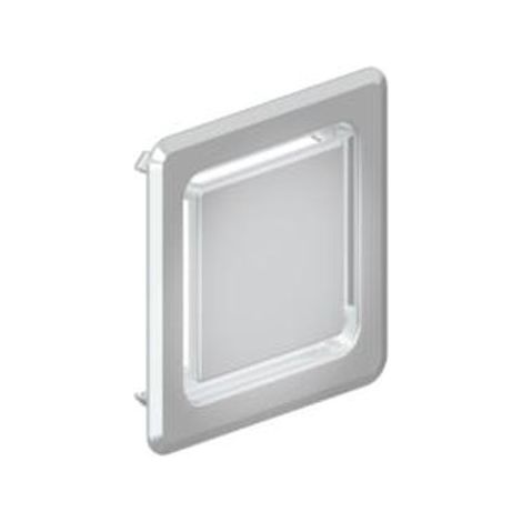 DALLMER Tapa DallVent WE, cromada, 125 x 125 mm, 850058