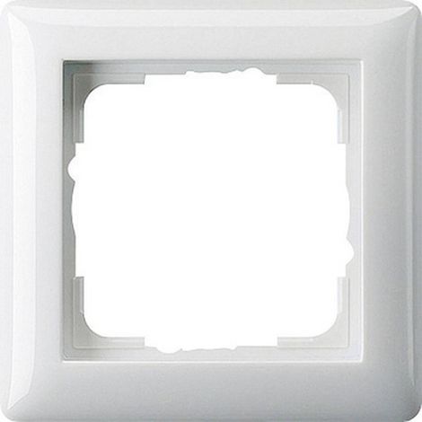 Gira Standard 55 telaio elettrico bianco moderno IP44 (1/3)