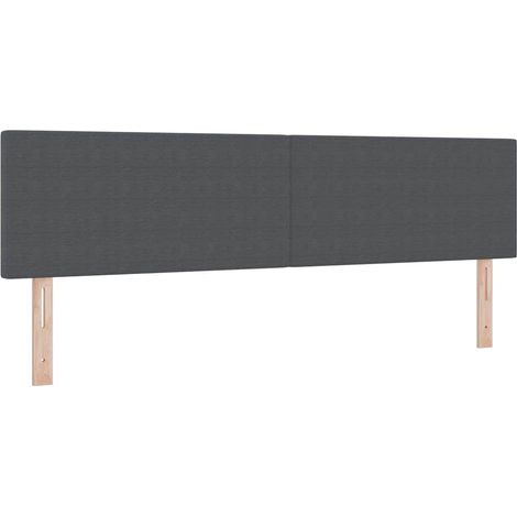 Maison Exclusive - Testiera Grigio scuro 180 cm Tessuto in Cords