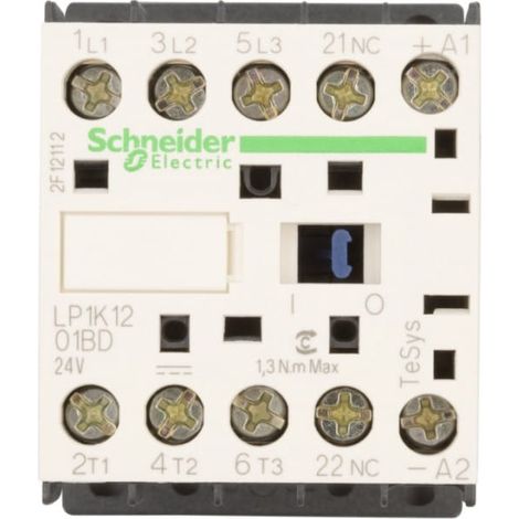 Leistungsschütz 12A 3P 24V DC 0Z 1R LP1K1201BD