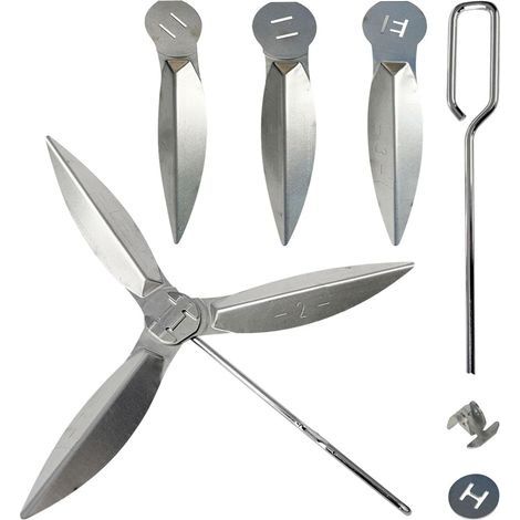 Lot de 2 Systèmes de Nettoyage One Touch de 47 cm, 18-1/2-Inch Kit de Nettoyage One Touch Compatibles avec Les Pièces de Barbecue Weber 7443 90992 3618 307443 307408 90719 (1/5)