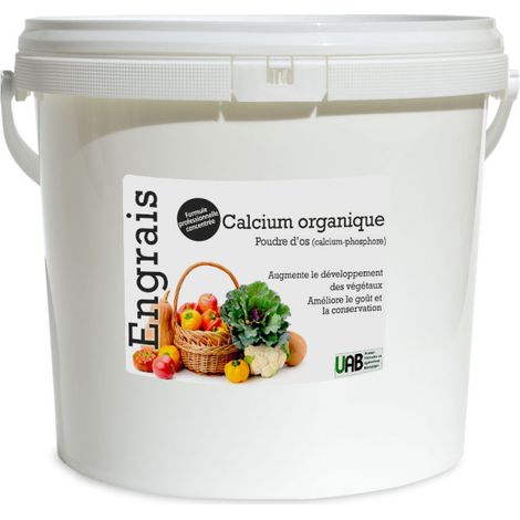 Poudre d'os, riche en calcium et phosphore - Agro Sens - Seau 8 kg