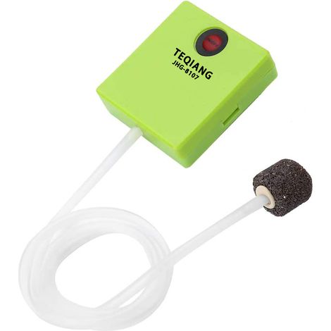 Portable Air Pump Battery Powered Fish Tank Aerator Pump with Air Stone and Tube (1/5)