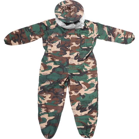 Combinaison apicole professionnelle en polyester coton, veste de protection avec voile intégré, tenue d'apiculteur pour homme et femme, équipement de rucher résistant aux piqûres. (1/5)