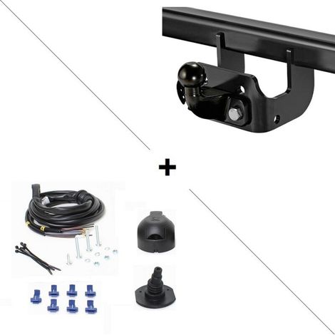 Attelage Citroen Berlingo (11/96-05/08) Standard + faisceau universel 7 broches (1/2)