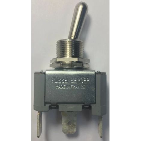 Mci 092670 Single-pole lever switch - breaking capacity 15A 250V - Brass