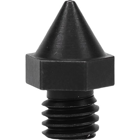 Buse d'imprimante 3D adaptée à la série Raise3D N Pro2 Pro3 E2, pointe de 0,4 mm, résistante à l'usure précise, pièces de rechange en acier trempé plaqué Ni, extrémité chaude (1/5)
