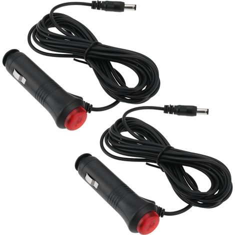 2pcs Cable Adaptador Fuente de Alimentación para Automóvil de 12 V 3 M Compatible con Cello Televisores LED para Automóviles Autocaravanas Camiones Barcos Interruptores (1/5)