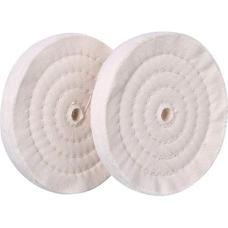 Tamponi di lucidatura per smerigliatrice da banco, tamponi in cotone per lucidatura a specchio (1/5)