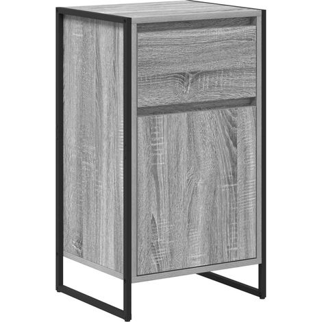 Sideboard Grey Sonoma 43 x 36 x 75.5 cm Engineered Wood vidaXL